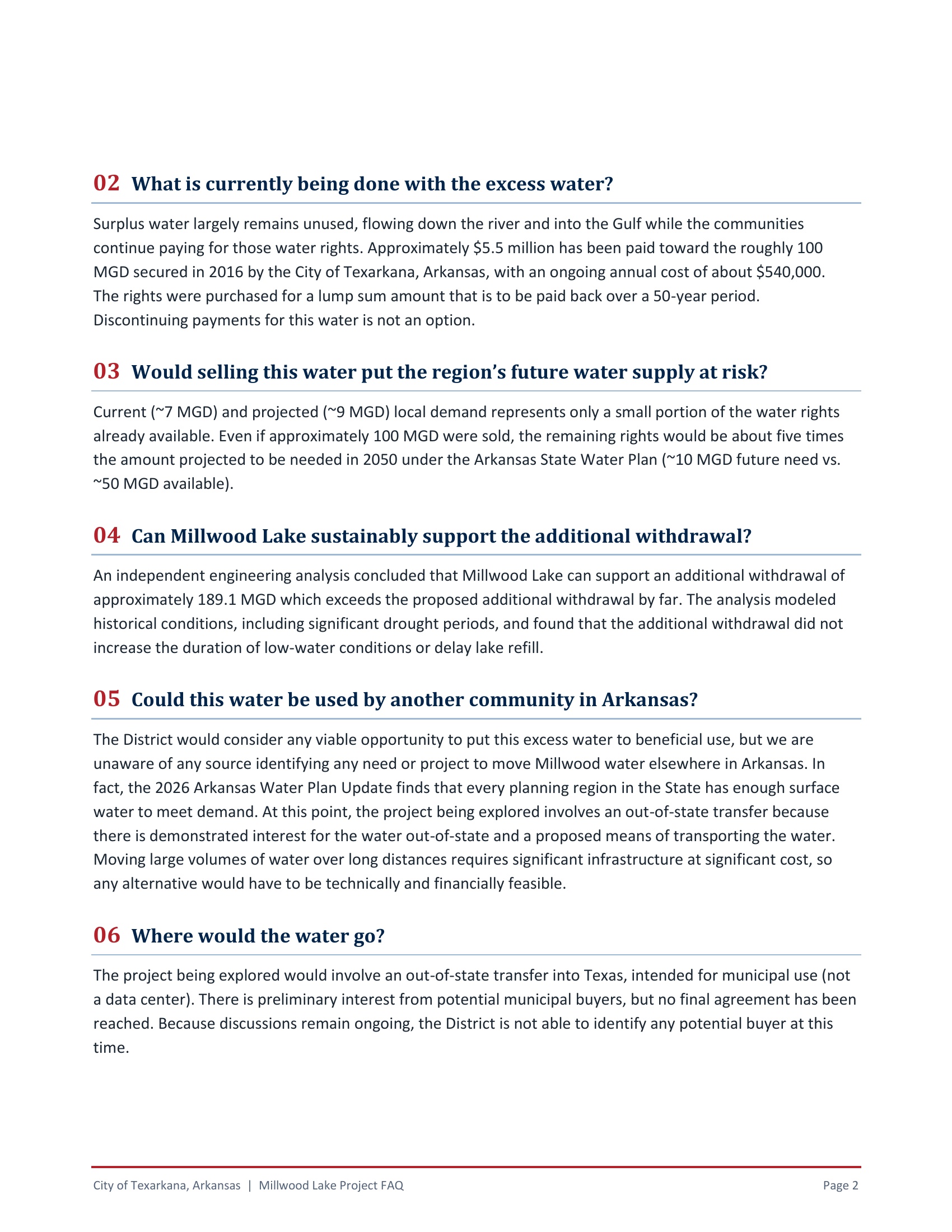 Millwood_Lake_FAQ_Page_2
